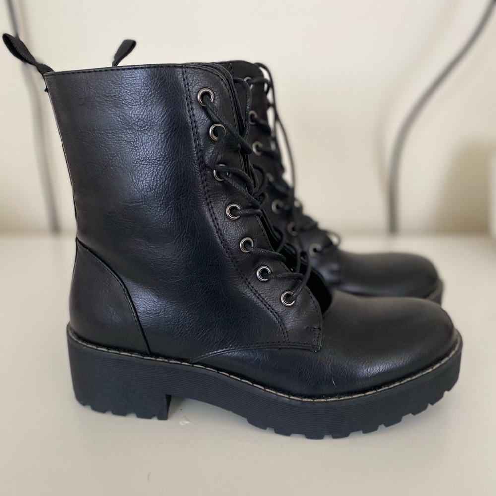Dirty Laundry Combat Boots